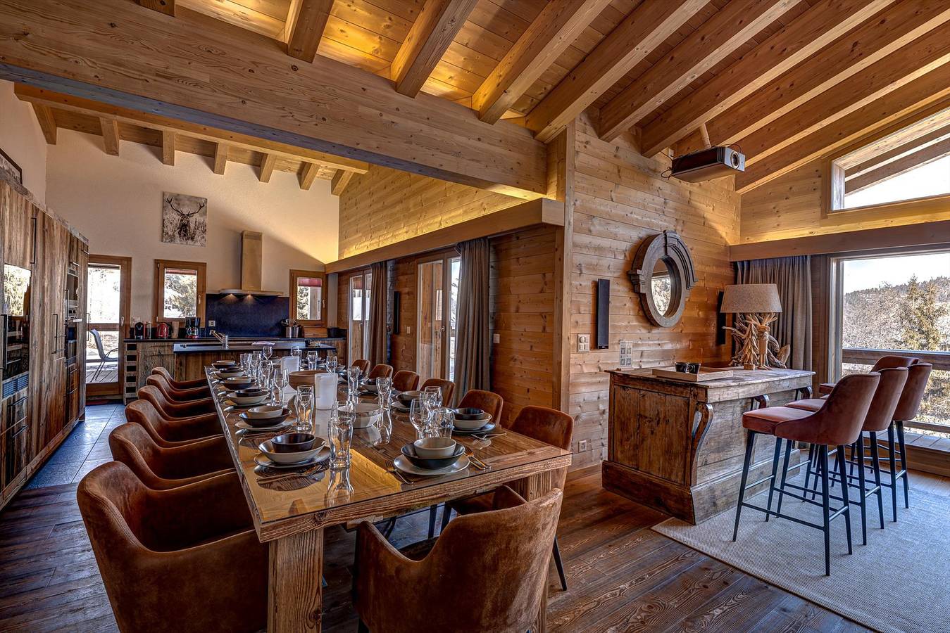 Chalet Flocon de Neige - jacuzzi - sauna in La Tzoumaz, Riddes