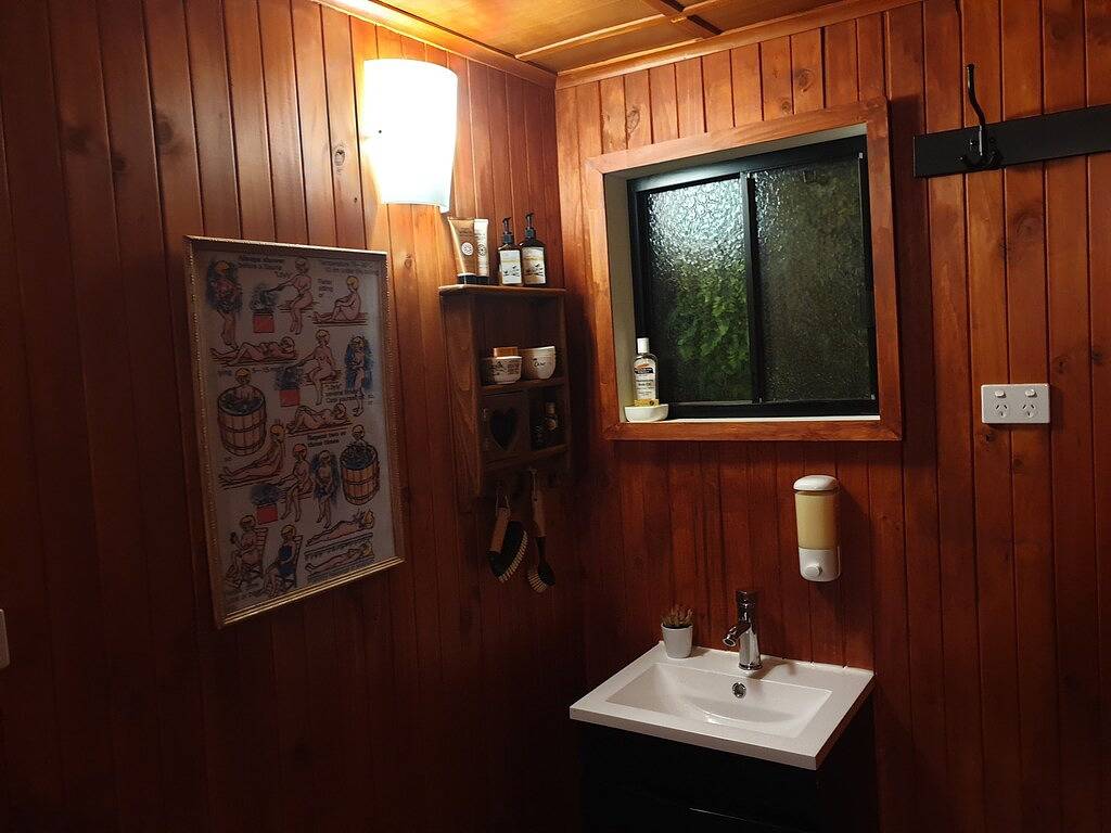 Perfektes gemütliches Retreat Cottage Russki Country Sauna & Spa Hütte in Mount Eliza, Mornington Peninsula