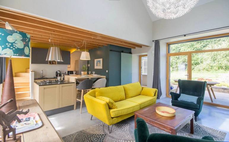 Location de vacances pour 4 personnes, avec jardin, adapté aux familles dans le Golfe du Morbihan