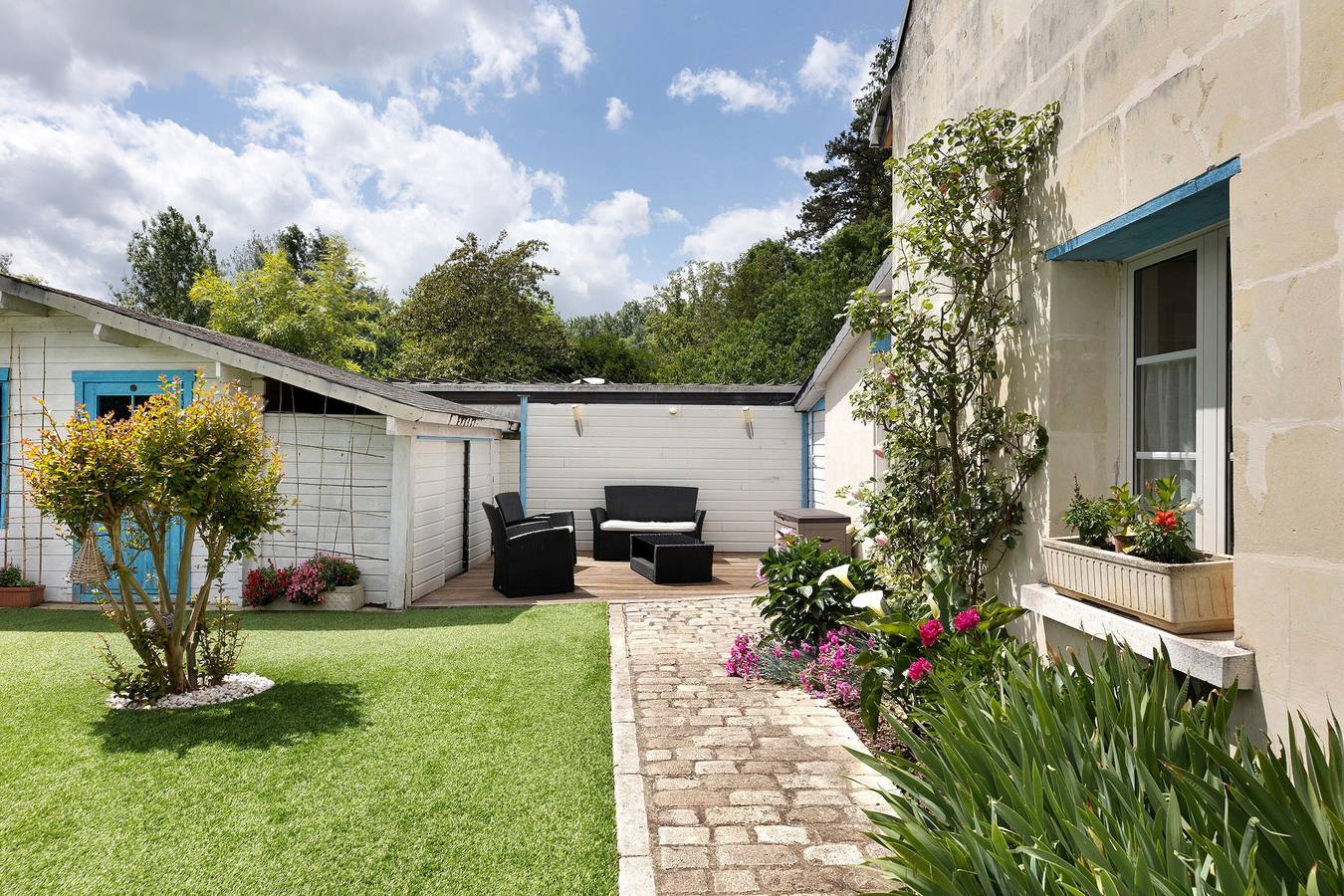 Habitación de huéspedes «Le Jardin des Oiseaux» con piscina, terraza compartida y Wi-Fi in Saint-Michel-sur-Loire, Valle del Loira