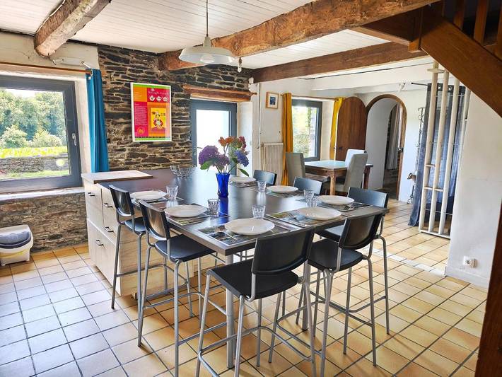 Location de vacances pour 6 personnes, avec vue et jardin, animaux acceptés dans Bon Repos sur Blavet - 3