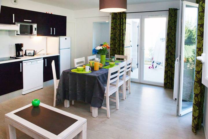 Studio pour 4 personnes, avec piscine