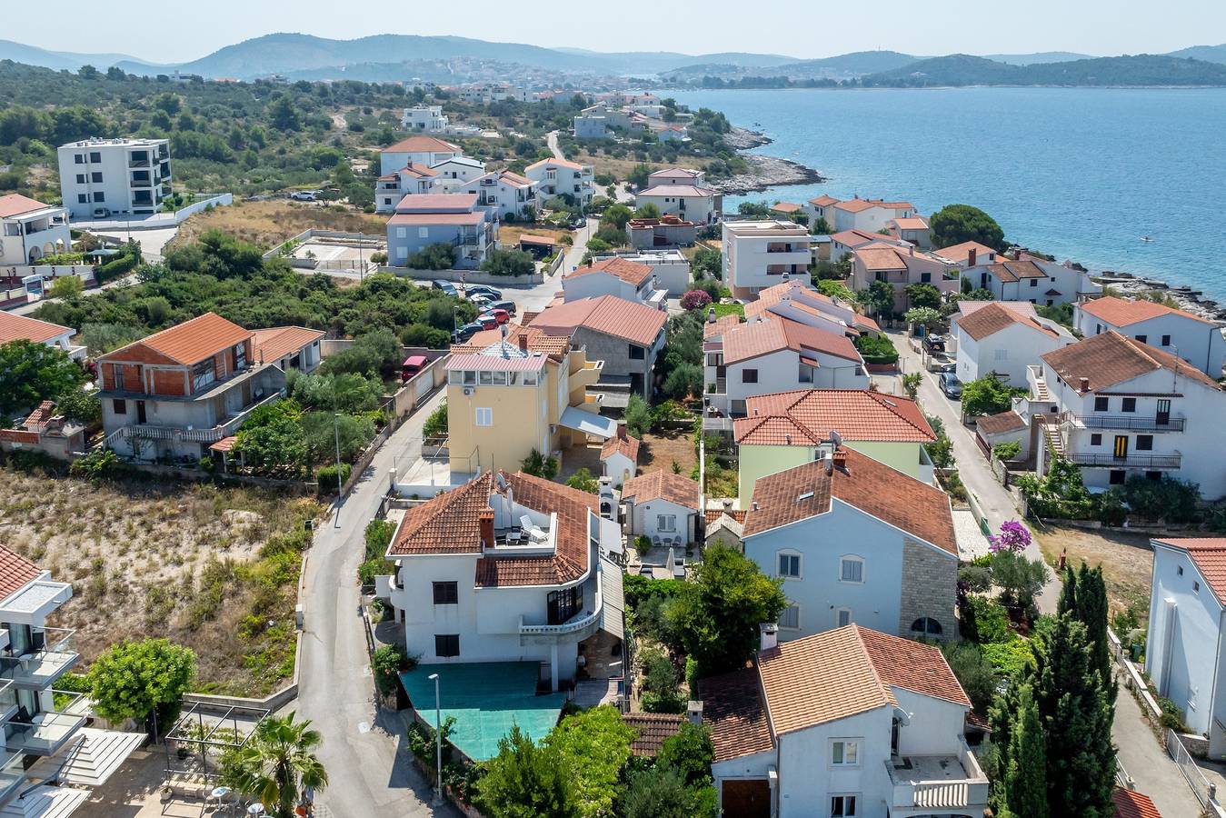 Ganze Wohnung, Studio Appartement am Strand Zecevo Rtic, Rogoznica As-10334-a in Rogoznica, Šibenik-Knin