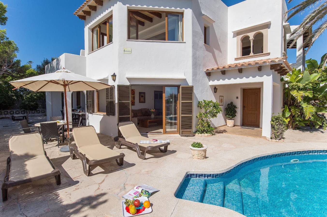 Vakantiehuis met privé-zwembad voor 10 personen ca. 200 qm in Cala d'Or, Majorca (zuidoostkust van Mallorca) in Cala D'or, Santanyí