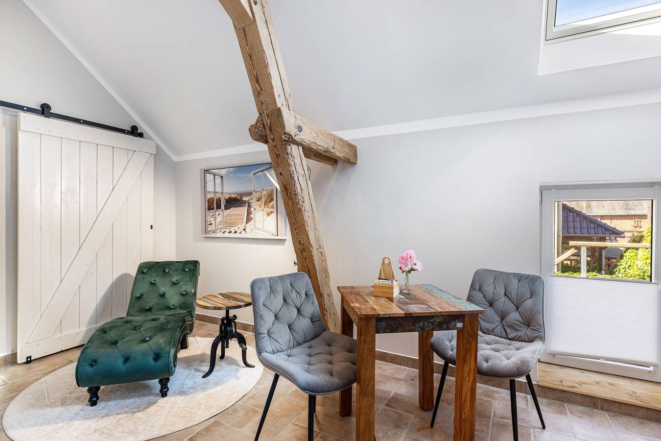 Ganzes Studio, Studio '8' mit gemeinsamer Terrasse, Wlan und Klimaanlage in Wietstock, Ludwigsfelde