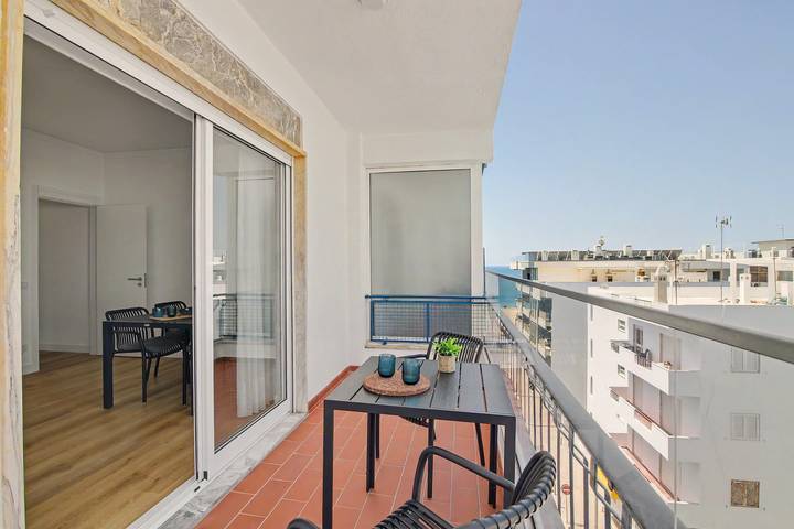 Vakantiewoning voor 6 personen, met balkon in Quarteira