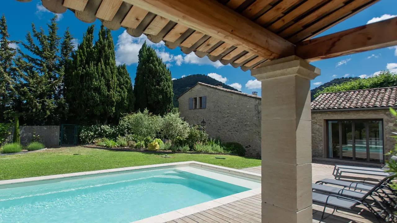 Maison de vacances pour 9 personnes avec piscine in Séguret, Vaucluse