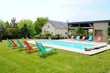 Gîte pour 6 personnes, avec jardin et terrasse à Saint-Paterne-Racan