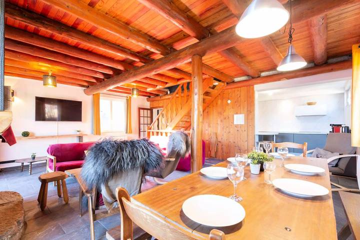 Chalet pour 9 personnes, avec balcon et vue à Saint-Lary-Soulan