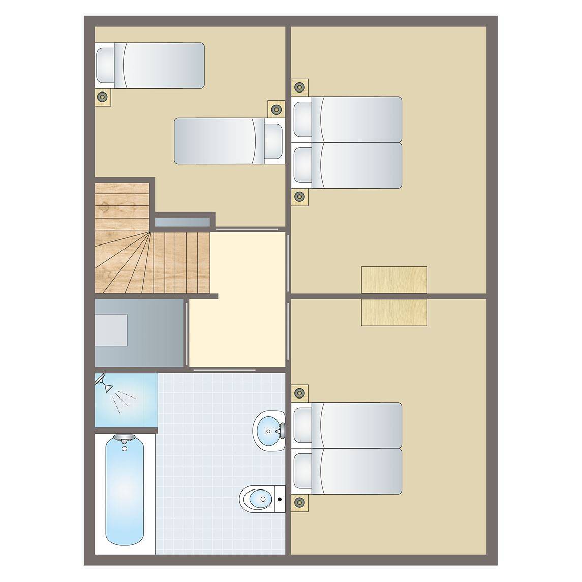 Bungalow für 6 Personen in Oostmahorn, Lauwersmeer