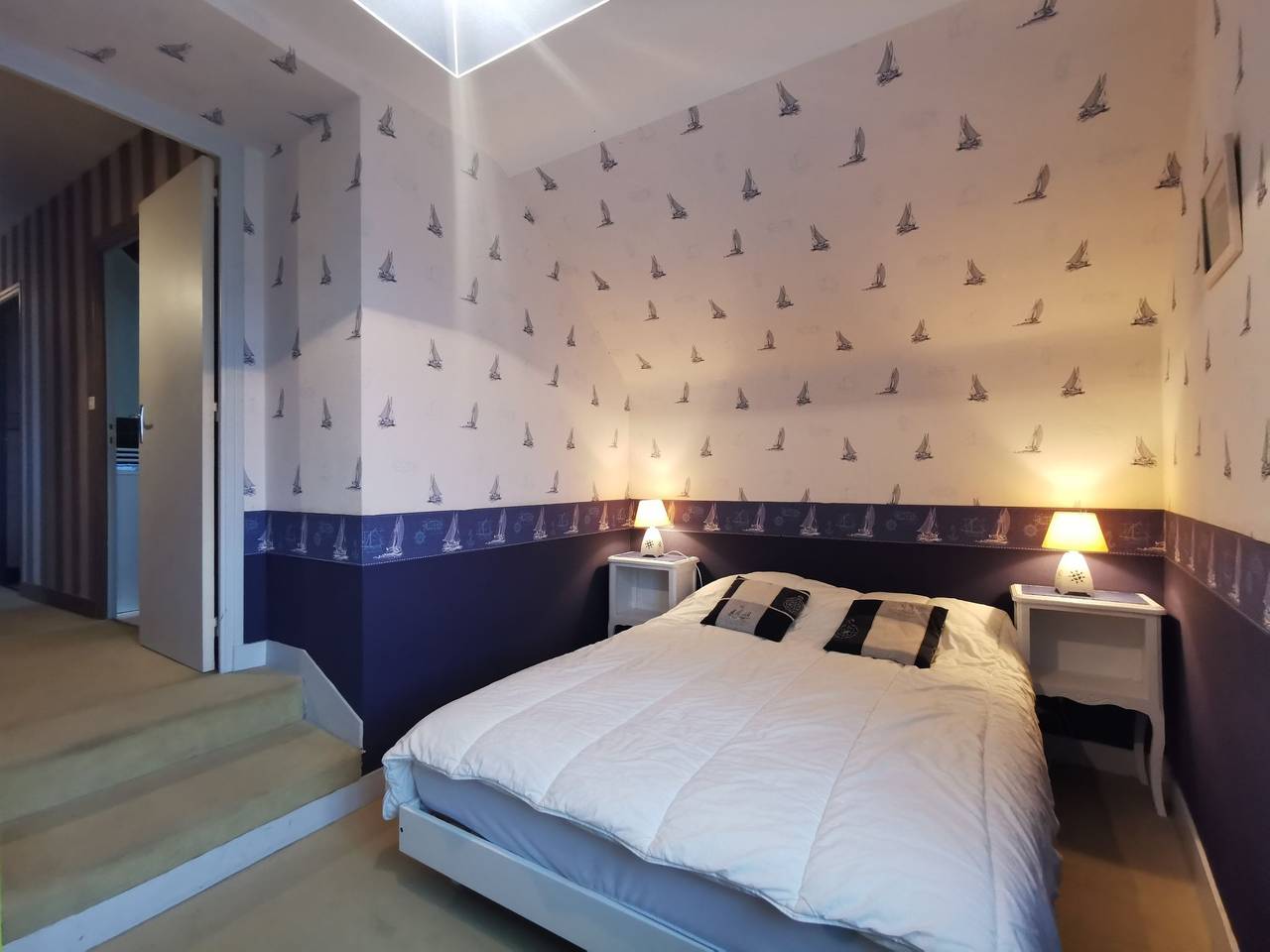 La maison bleue in Cancale, Bahía del Monte Saint-Michel