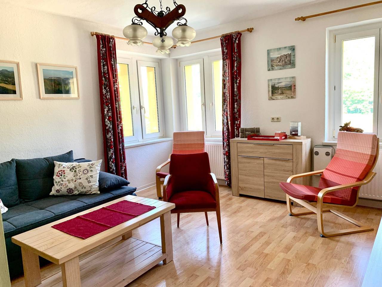 Ganze Ferienwohnung, Ferienwohnung Ikkuna - Ferienwohnung Ikkuna, 1 Schlafraum in Königstein, Elbsandsteingebirge