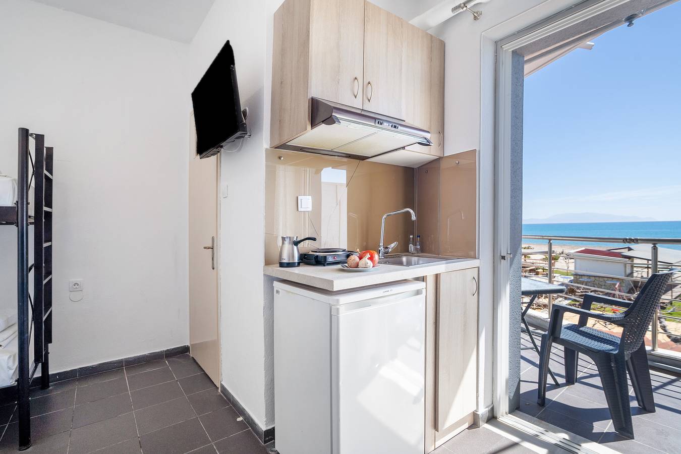 Ολόκληρο το στούντιο, Studio Apartment 'Iguana 13' with Sea View, Wi-Fi, and Air Conditioning in Νομός Πρέβεζας