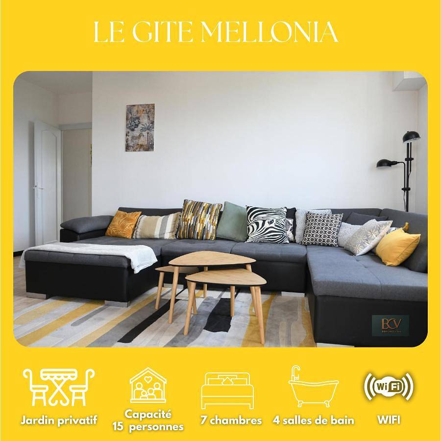 Le Gîte de Mellonia - 15 personnes - 20mn du Parc in Pouzauges, Fontenay-le-Comte