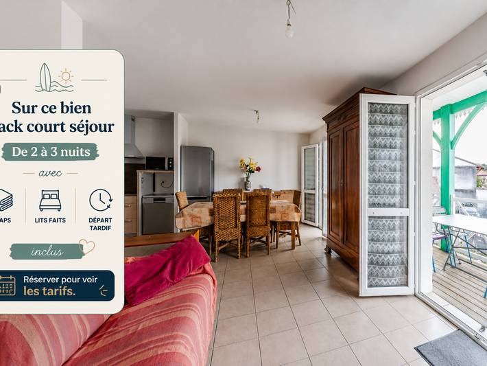 Location de vacances pour 4 personnes, avec Terrasse et Piscine à Sanguinet