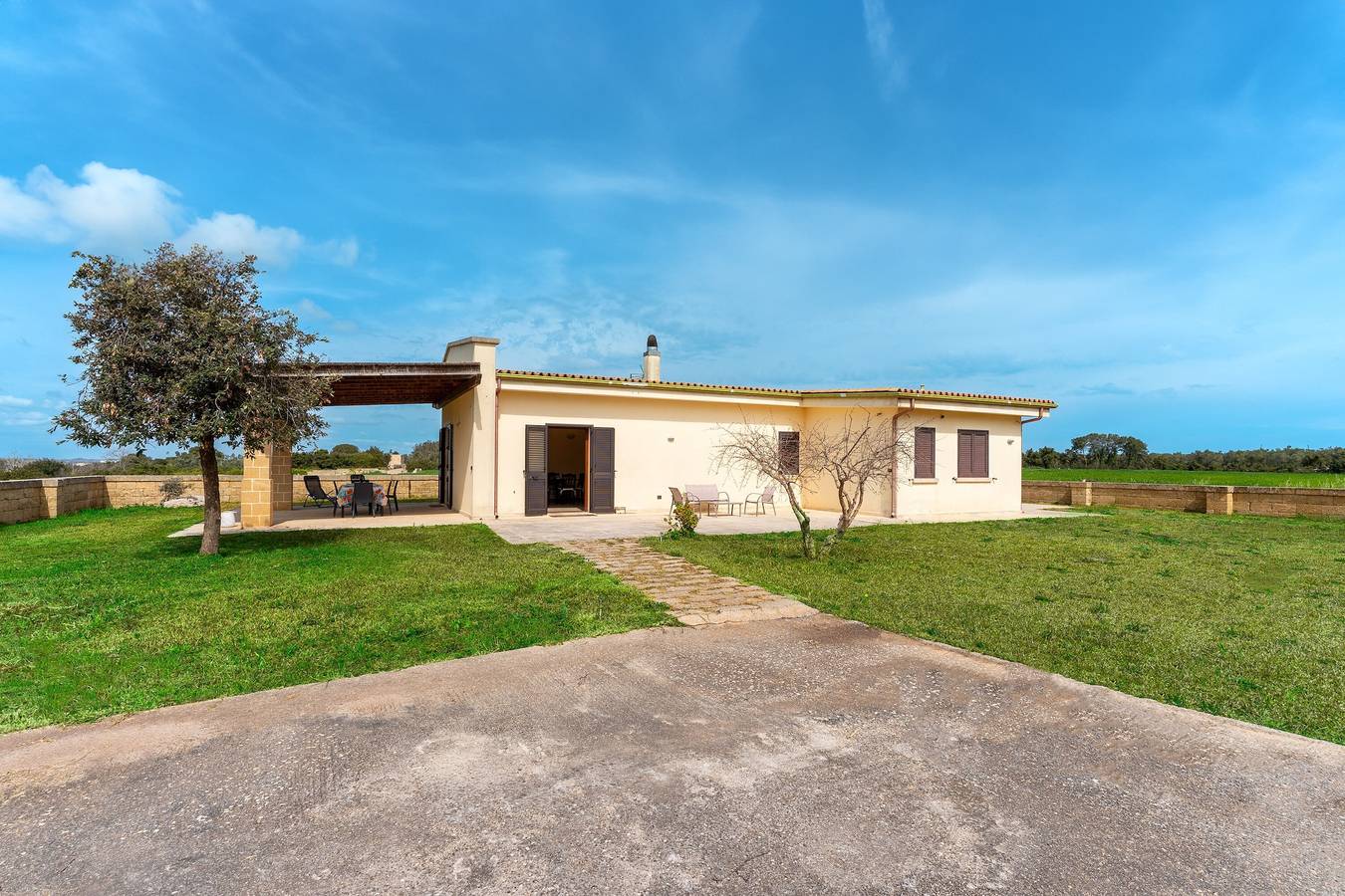 Ferienhaus 'Casa Del Sol' mit privater Terrasse, Wlan und Klimaanlage in Andrano, Lecce Provinz