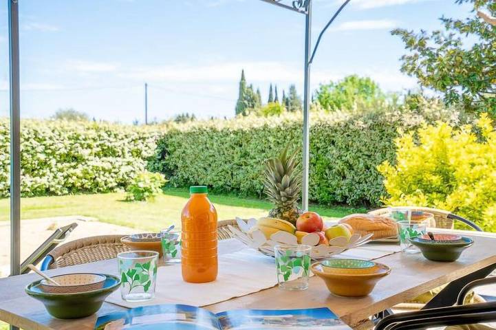Appartement de vacances pour 6 personnes, avec jardin ainsi que terrasse et piscine - 1