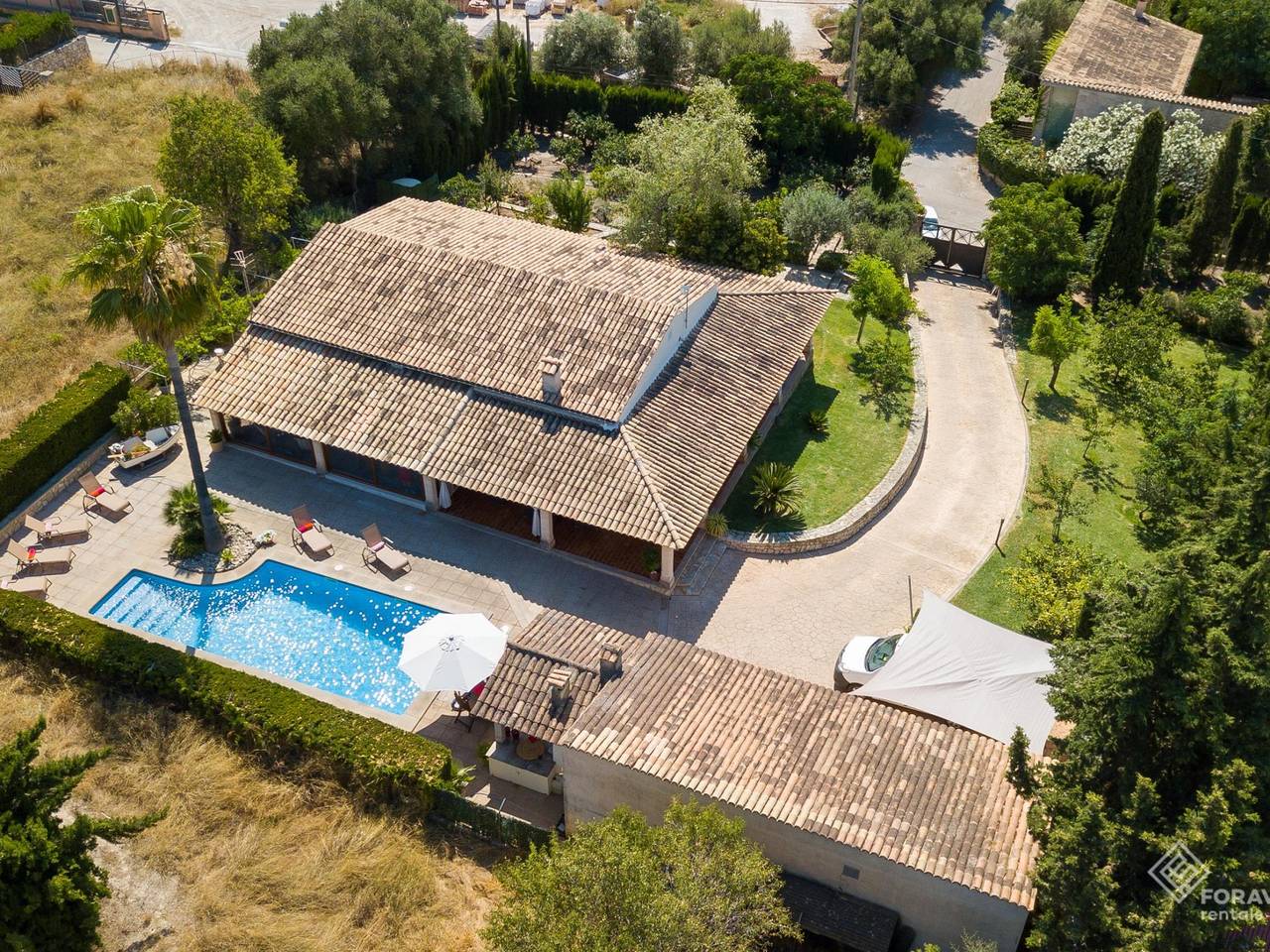 Es Pou de Biniamar - Schöne Villa mit Pool in Selva in Lloseta, Mallorca Inselmitte