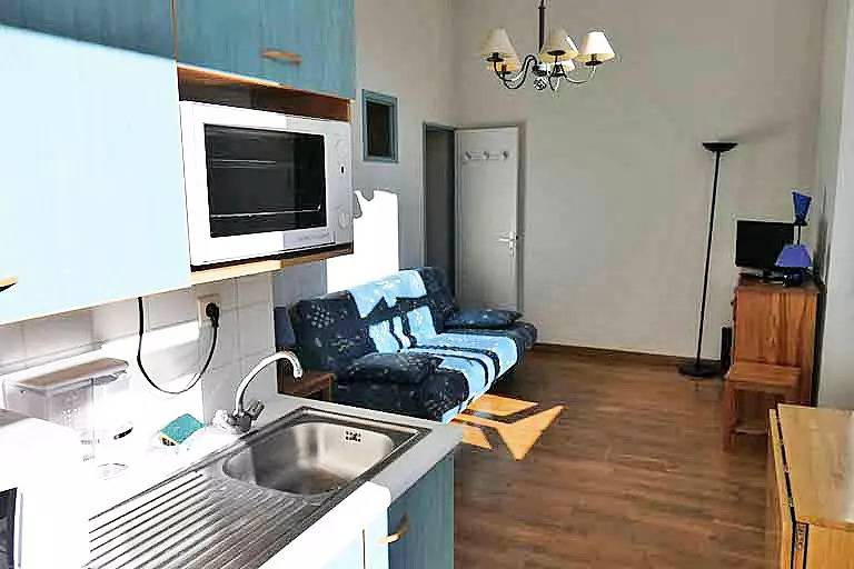 Estudio entero, Cabina de estudio con vista al garaje in Barèges, Parque nacional de los Pirineos