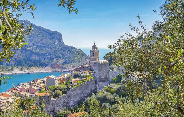 Ganze Ferienwohnung, Apartment mit Meerblick, 100m zum Strand in Le Grazie, Porto Venere Gemeinde