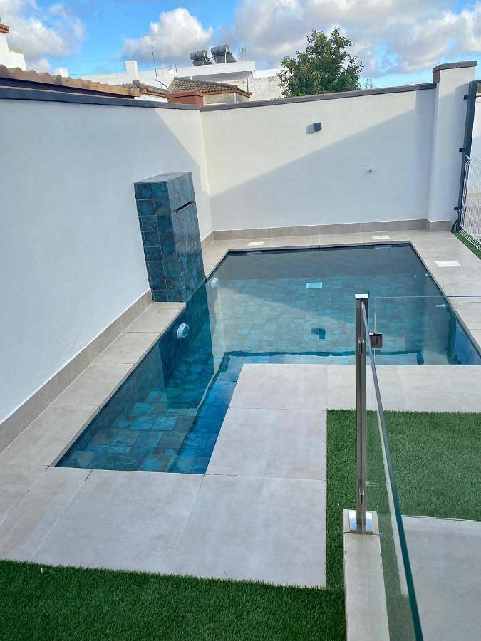 Chalet para 3 personas, con jacuzzi además de jardín y piscina en La Janda - 4