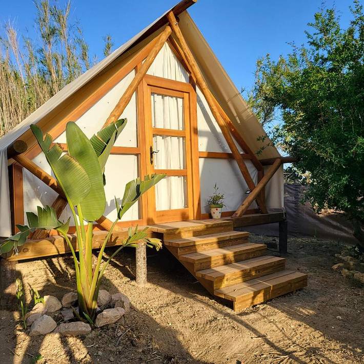 Camping pour 4 personnes, avec Jardin et Piscine à Conil de la Frontera