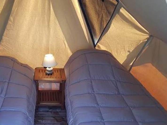 Camping Domaine De Sery - Lodge 2 personen - Lodge Moorea in Bouttencourt, Abbeville und Umgebung