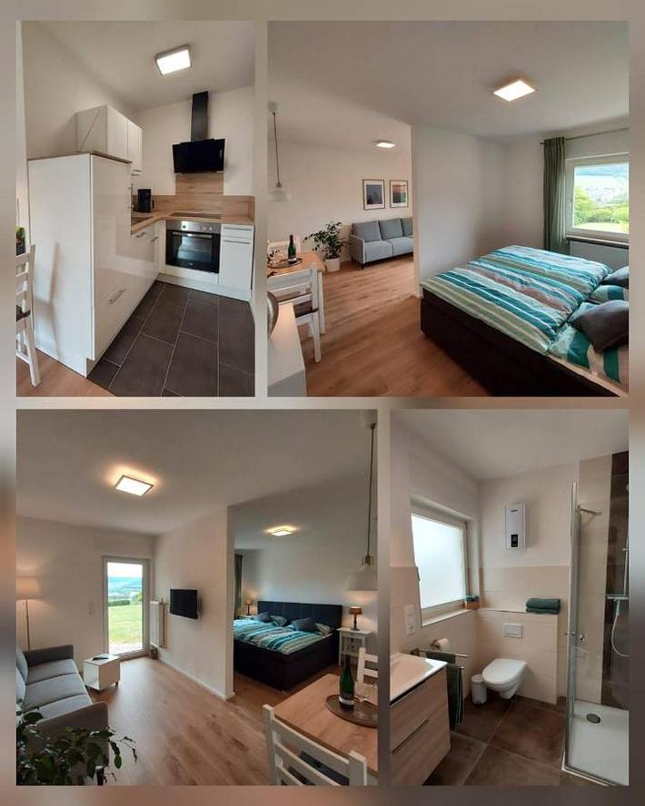 Ferienwohnung für 2 Personen, mit Terrasse und Garten sowie Ausblick in Alf - 2