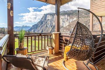 Hôtel pour 4 personnes, avec sauna ainsi que jardin et jacuzzi à Fai della Paganella