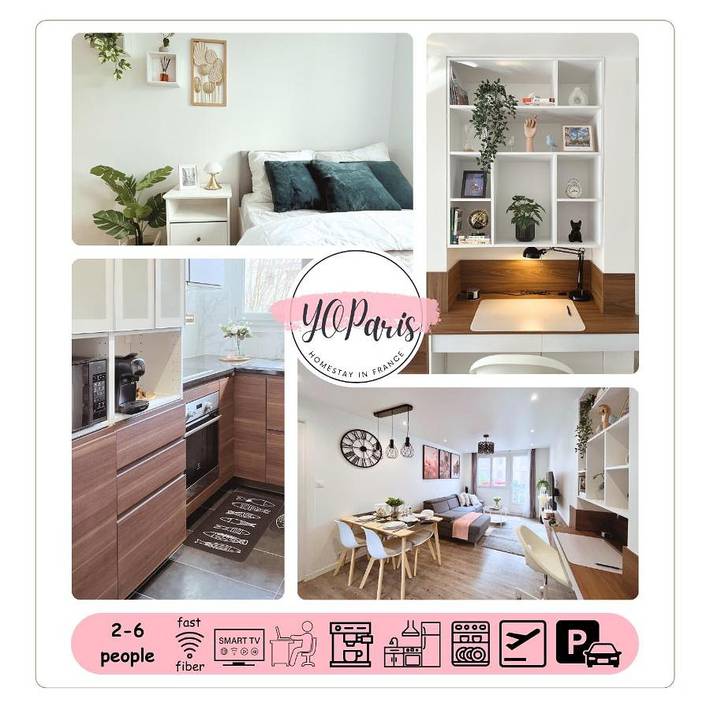 Location de vacances pour 6 personnes, avec Balcon à Bourg-la-Reine