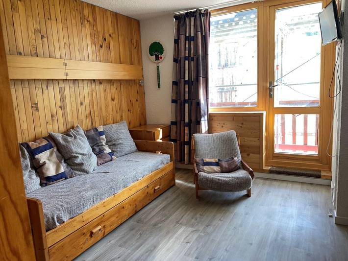 Studio pour 4 personnes, avec balcon dans Plagne Villages