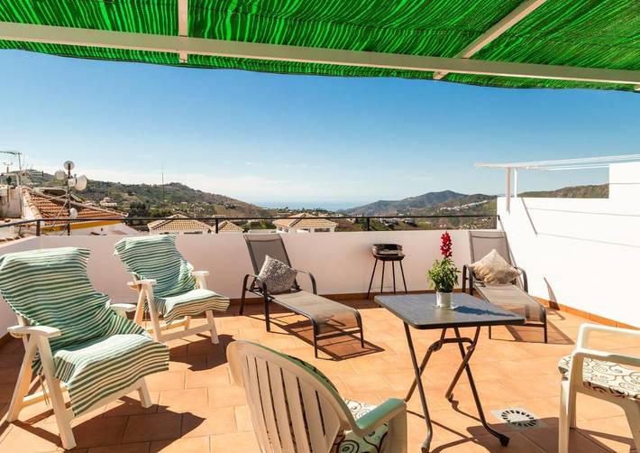Casa rural para 2 personas, con vistas y terraza en Cómpeta