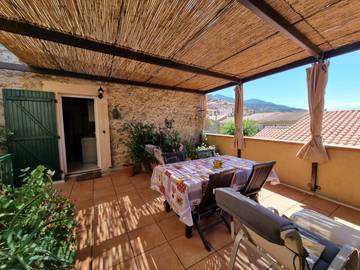 Gîte pour 4 personnes, avec terrasse, animaux acceptés à Laroque-des-Albères