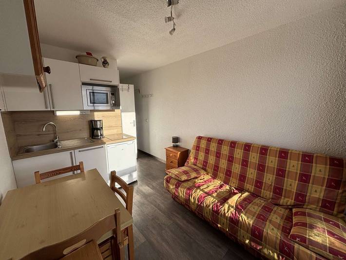 Apartamento entero, Estudio para 4 en Alpe d'Huez, mascotas permitidas in Huez, Parque Nacional de los Ecrins