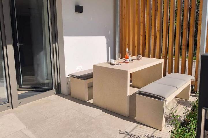 Ferienhaus für 5 Personen, mit Terrasse