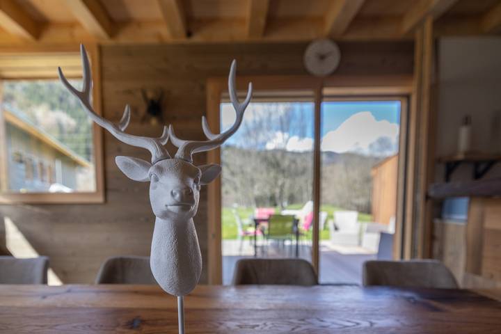 Appartement entier, Appartement de vacances "Chalet Quartz" avec vue sur les montagnes, terrasse privée et Wi-Fi. in Saint-Gervais-les-Bains, Pays du Mont-Blanc