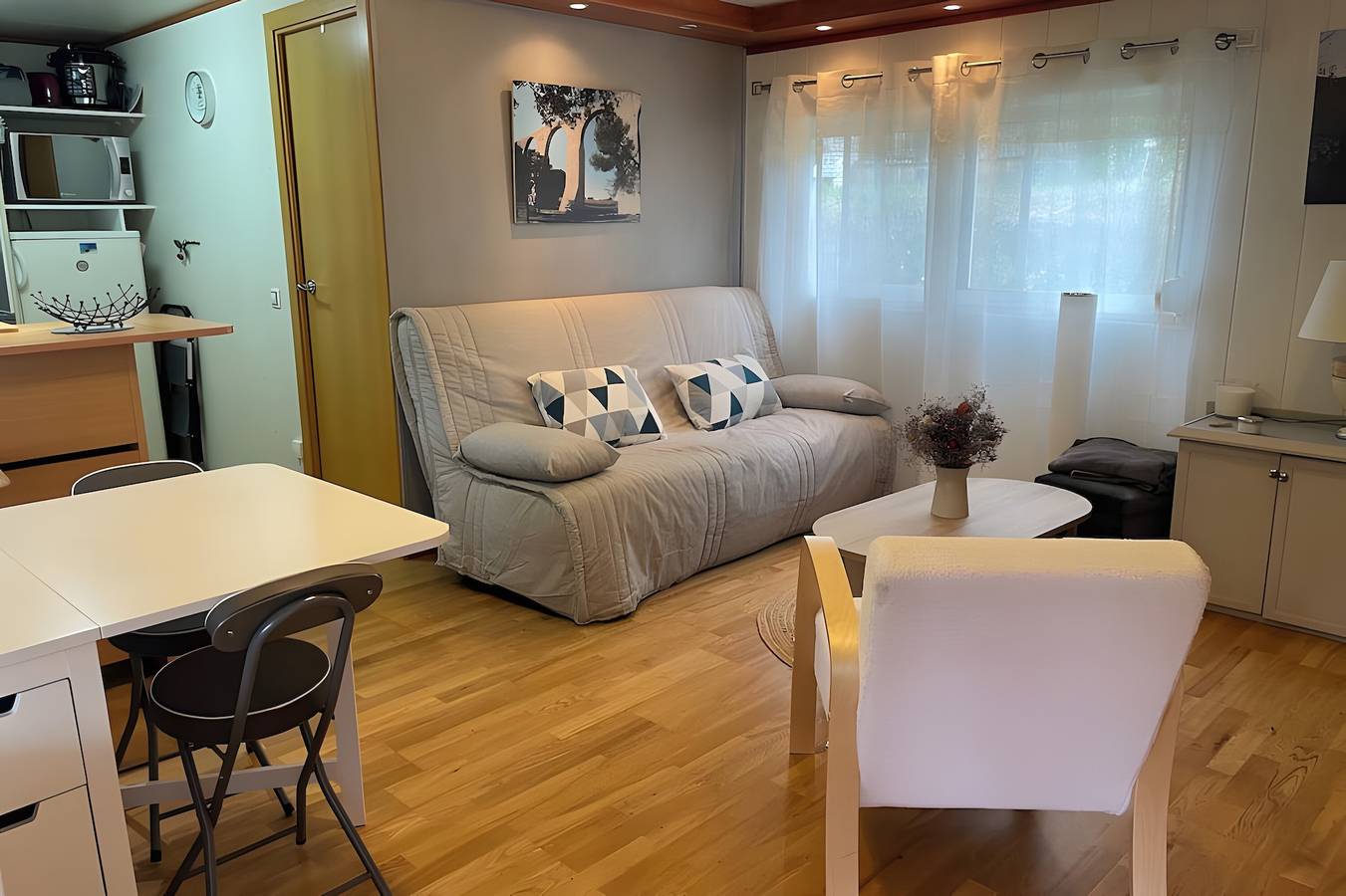 Chalet Bungalow met 2 Slaapkamers voor 5 Personen in de Cevennen in Saumane, Cevennen