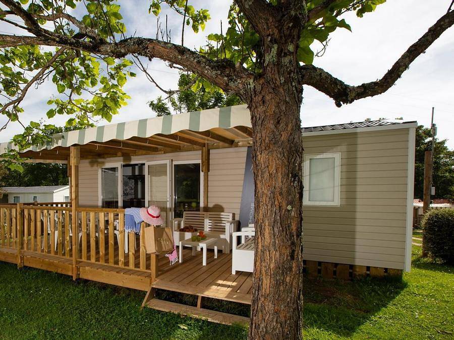 Camping Sites et Paysages - Le Ventoulou - Mobilheim 4 personen - Cottage Alzou in Thégra, Regionaler Naturpark Causses du Quercy