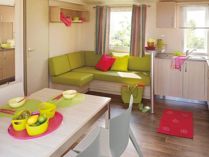 Mobil home pour 6 personnes, avec bassin pour enfant à Hautot-sur-Mer - 3