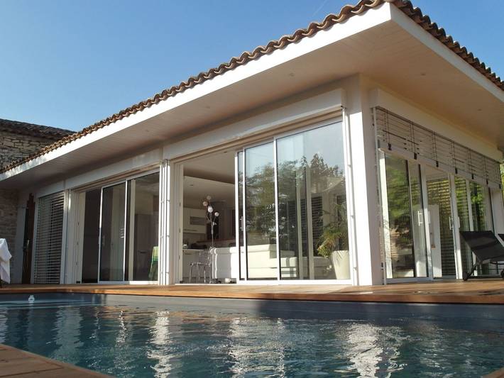 Maison de vacances pour 2 personnes, avec jardin à Carnas