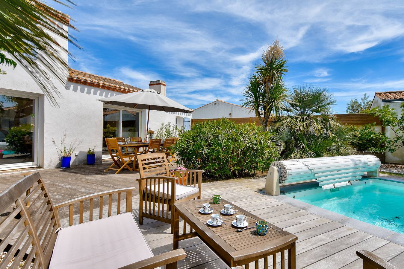 Piscine chauffée, 800 m de la plage, villa pour 8 in Noirmoutier-en-l'Île, Noirmoutier