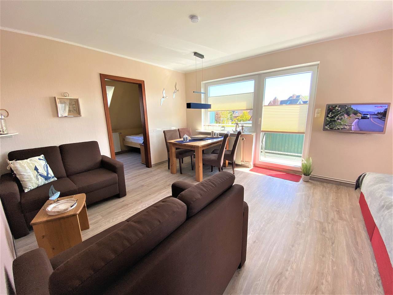 Ganze Ferienwohnung, Haus Luft und Meer - 2-Raum-Fewo Ankerplatz 137/101 in Büsum, Dithmarschen