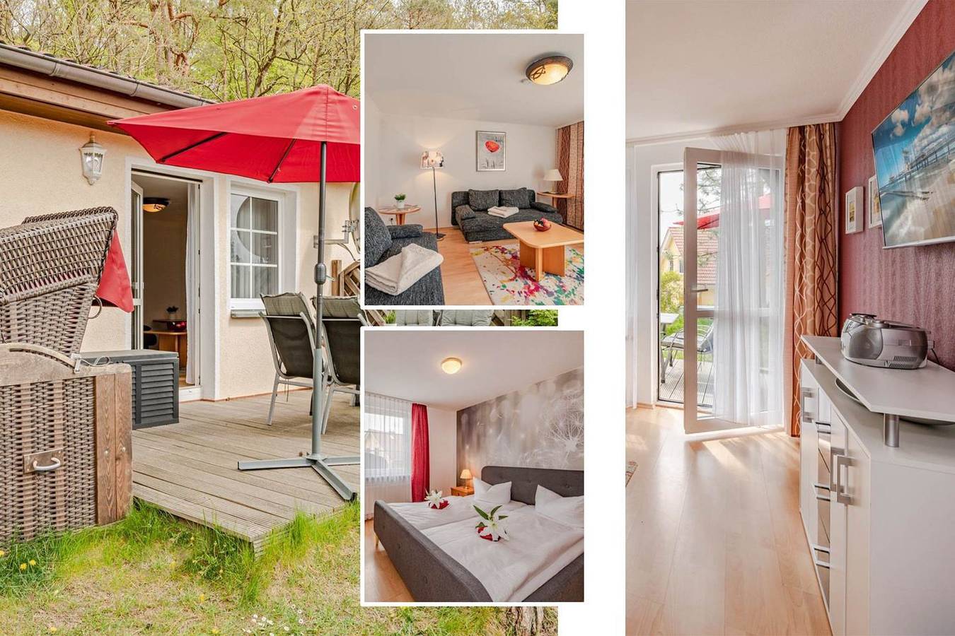 Ganze Wohnung, Gemütliches Ferienhaus in Korswandt mit Garten & Terrasse –  hundefreundlich in Gothensee, Korswandt