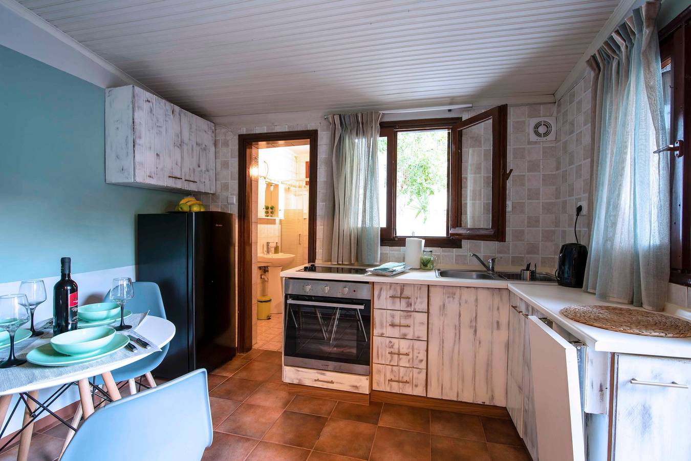 Ganzes Studio, Ferienhaus 'Sweet Home' mit privater Terrasse, Wlan und Klimaanlage in Volos, Magnisia