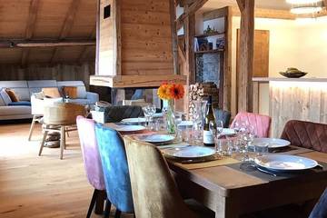 Gîte pour 11 personnes, avec sauna à Servoz