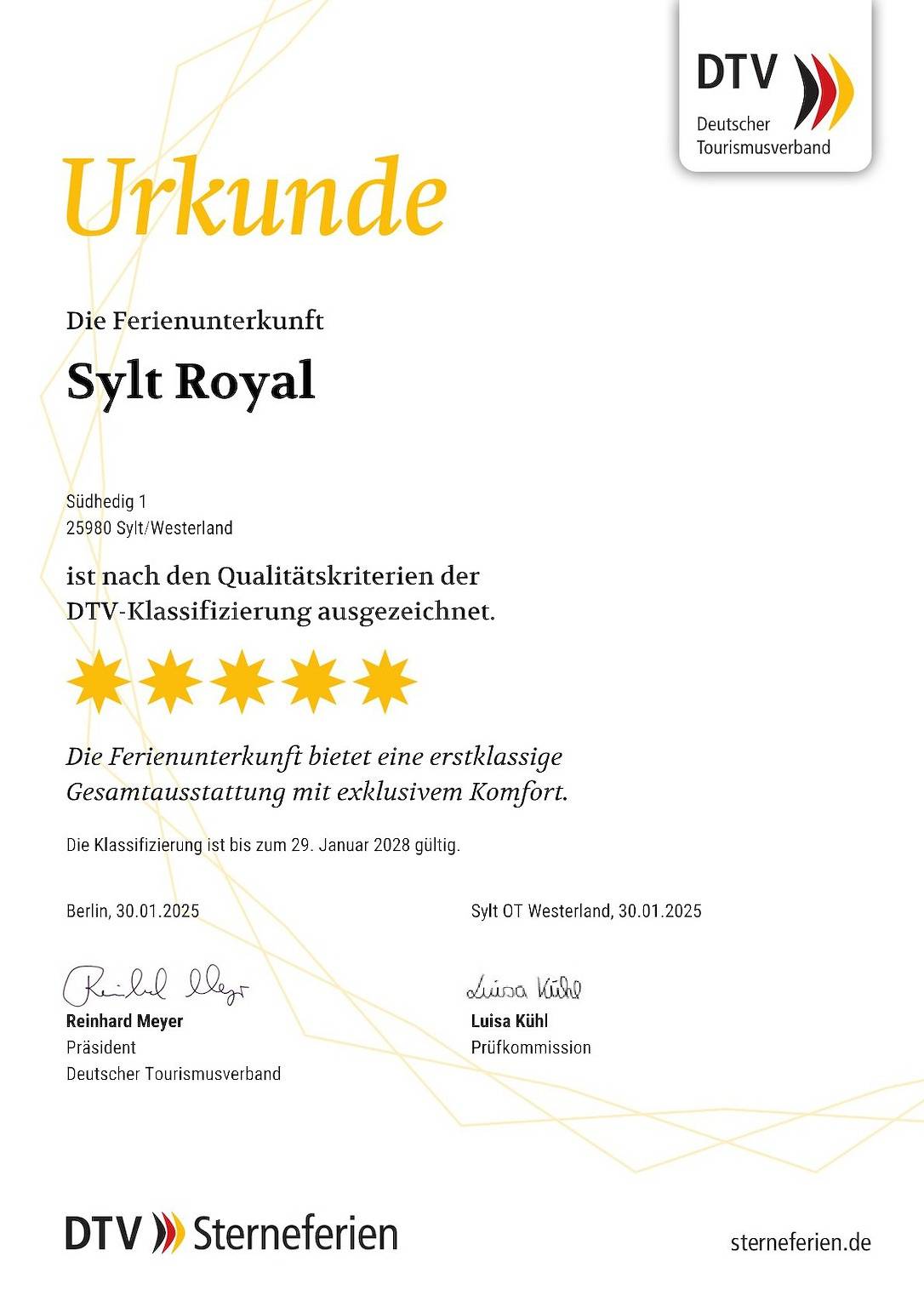 Sylt Royal: Stilvolles, exklusives Luxus-Ferienhaus am Strand in Alt-Westerland in Westerland, Sylt (Gemeinde)