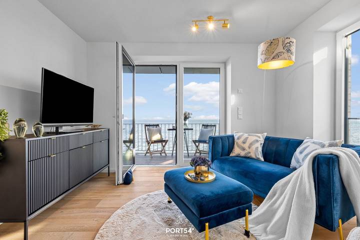 Ferienwohnung für 3 Personen, mit Balkon/Terrasse und Sauna sowie Balkon in Olpenitz - 3