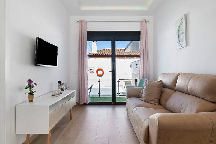Ferienhaus Casas Las Arenas 2 mit privatem Salzwasserpool, WLAN und Klimaanlage in Conil de la Frontera, Costa de la Luz