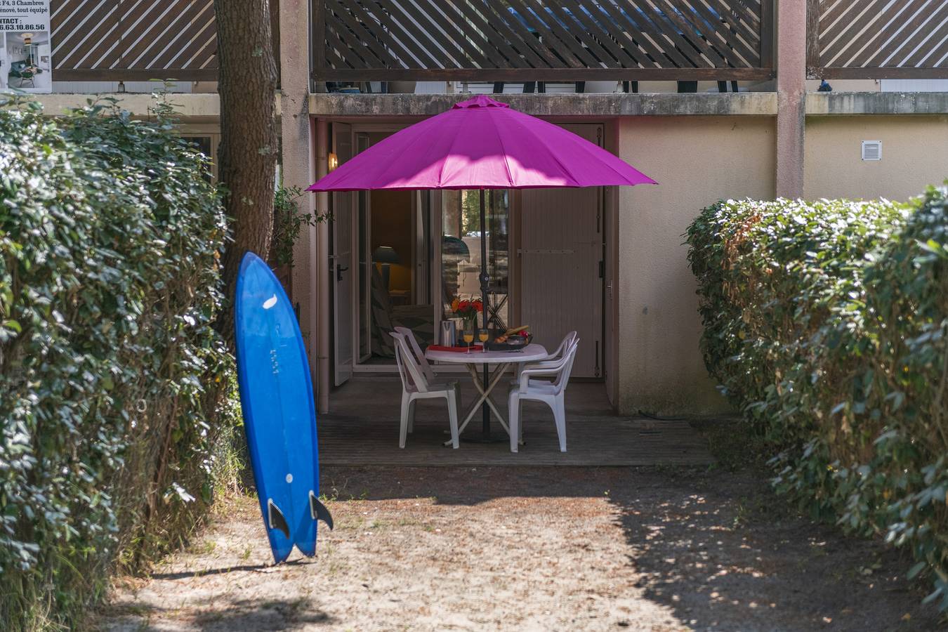 Ganze Wohnung, Ferienwohnung für 2 Personen mit Meerblick in Carcans Plage, Carcans