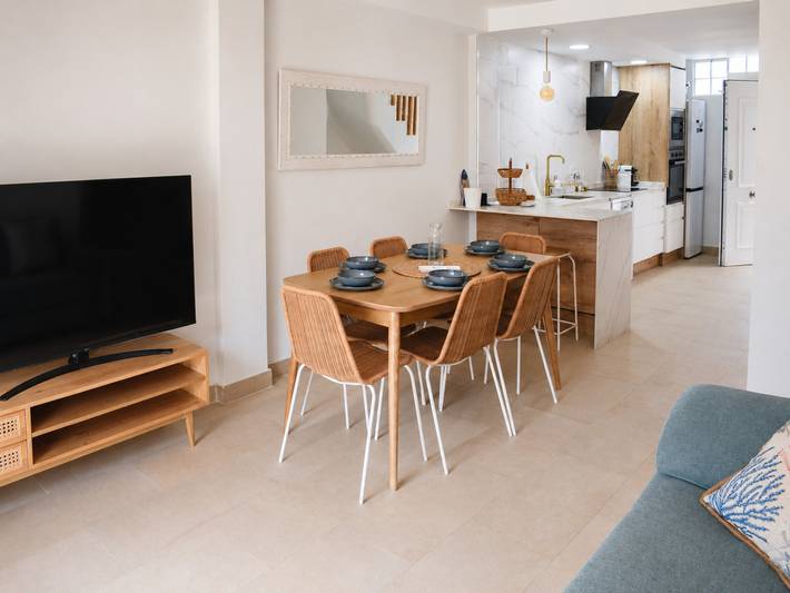 Casa de huéspedes para 5 personas, con Balcón además de Terraza y Piscina en Oliva - 3